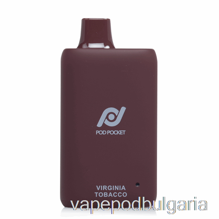 Vape 10000 Дръпки Pod Pocket 7500 еднократен тютюн вирджиния